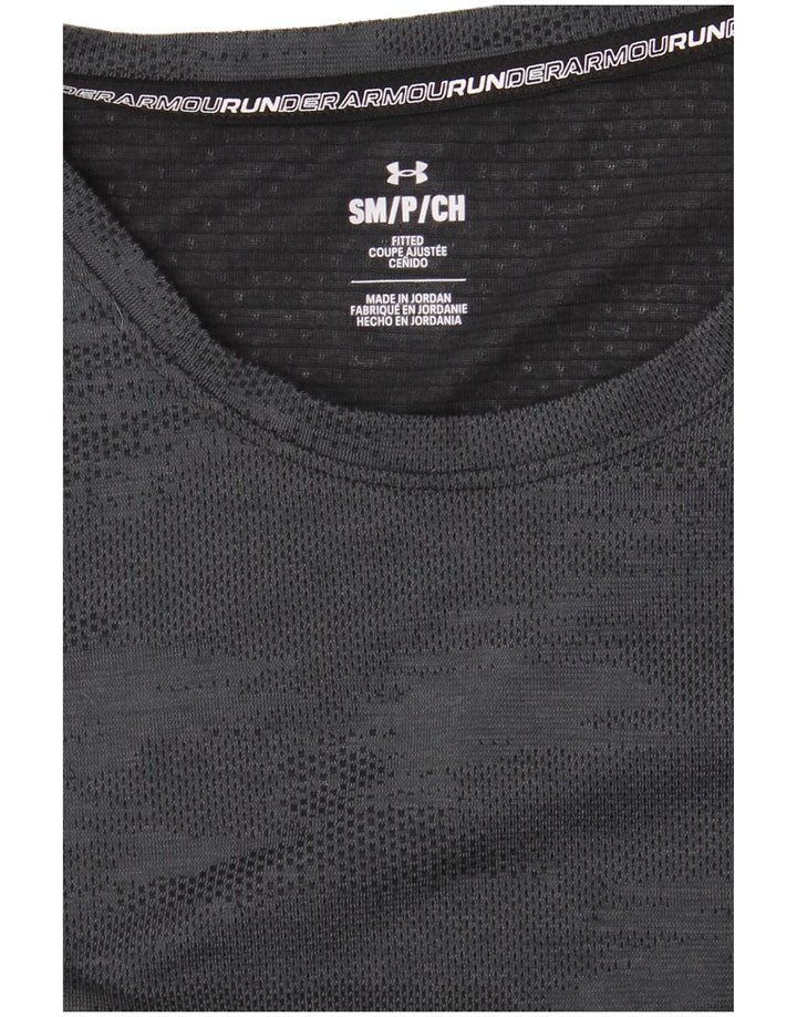 Camiseta feminina UNDER ARMOUR UK 10 pequena cinza