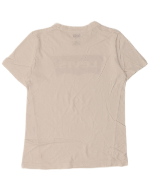 Camiseta Levi's Boys Graphic 11-12 Anos Algodão Branco