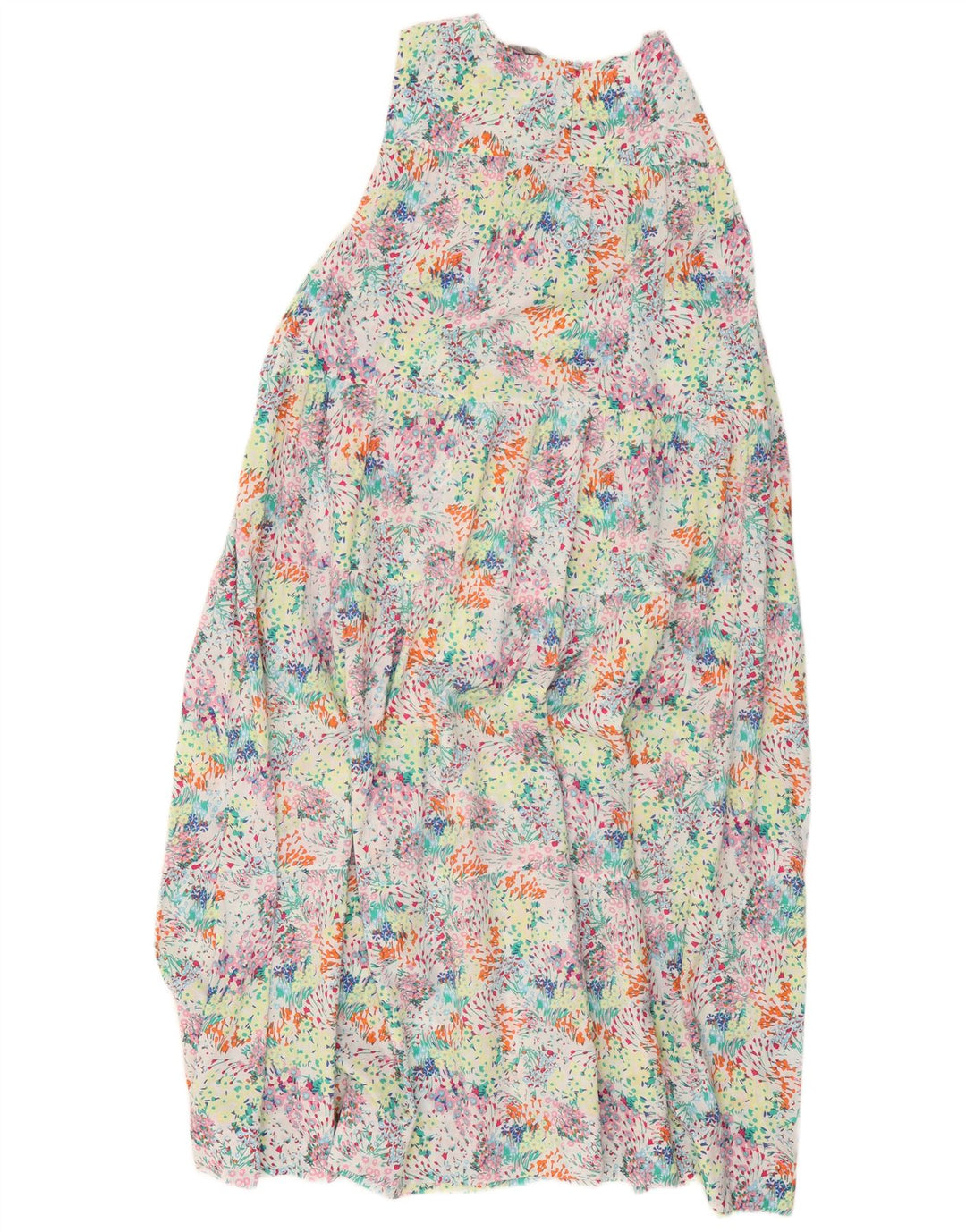 Vestido básico feminino Marks & Spencer Reino Unido 24 4XL floral multicolorido