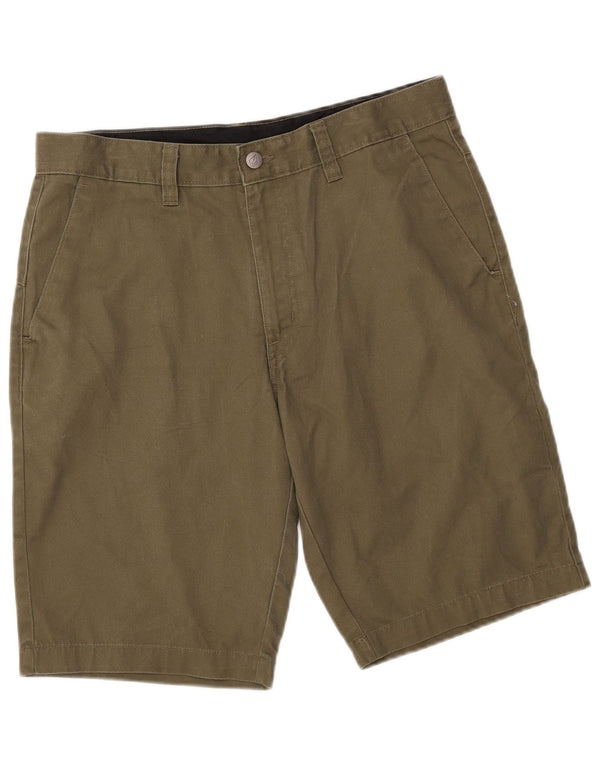 Shorts Chino Masculino VOLCOM W32 Poliéster Cáqui Médio