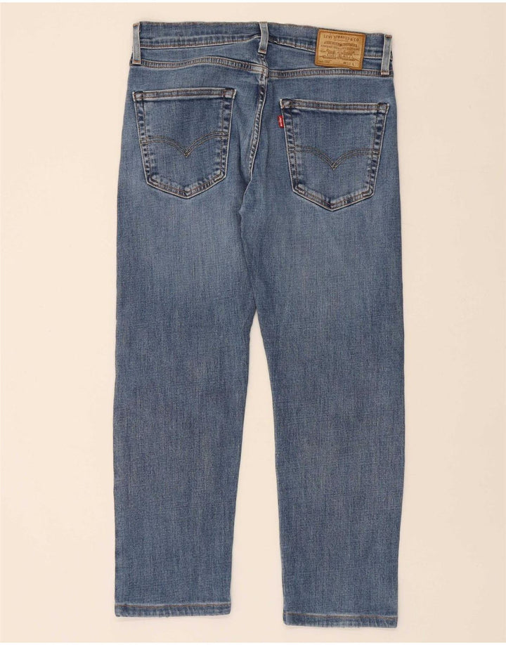 LEVI'S Masculino 502 Tapered Jeans W30 L25 Azul Algodão