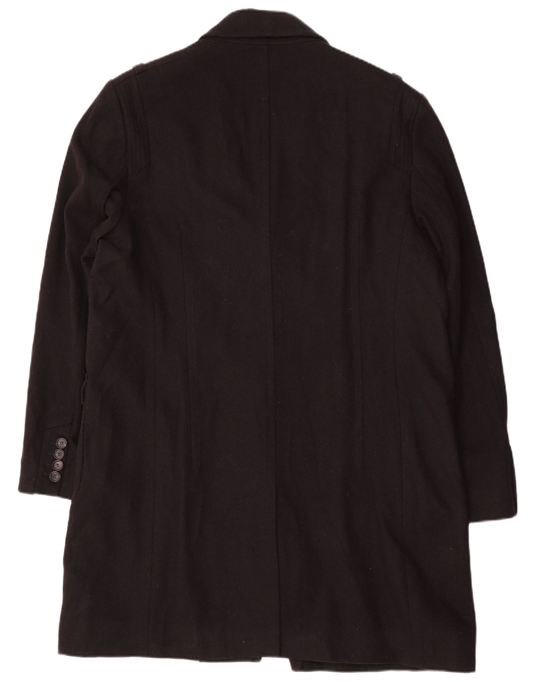 Sobretudo masculino Reiss UK 44 2XL lã virgem azul marinho