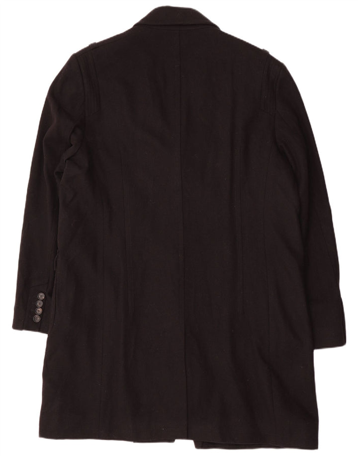 Sobretudo masculino Reiss UK 44 2XL lã virgem azul marinho