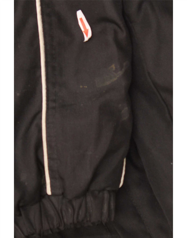 Jaqueta corta-vento masculina Kappa UK 42 XL poliéster preto