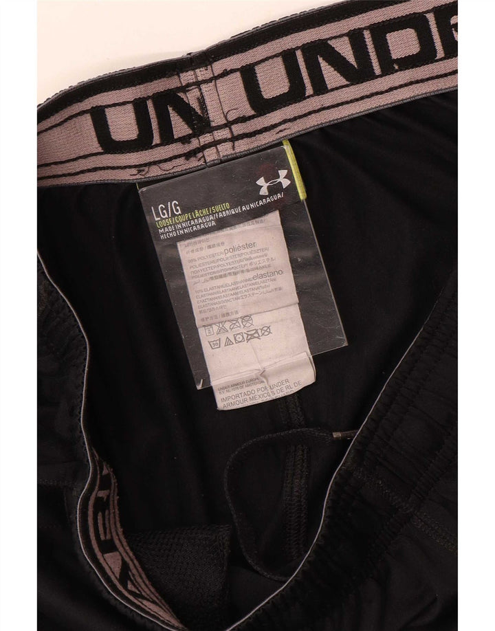 Under Armour Mens Sport Shorts Grande Poliéster Preto
