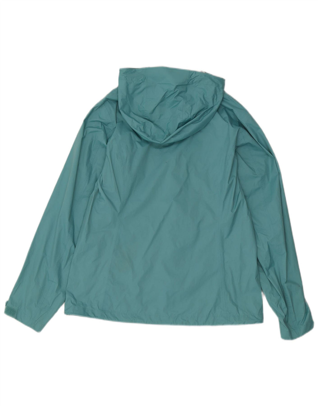 Jaqueta de chuva feminina Eddie Bauer com capuz Reino Unido 14 nylon azul médio