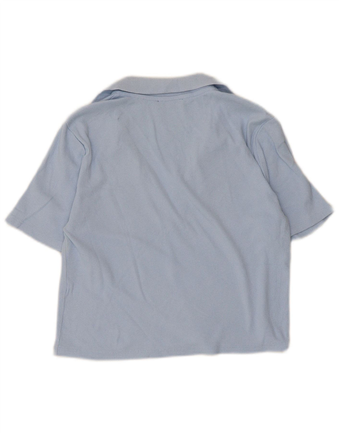 Camisa polo feminina Zara UK 14 grande azul