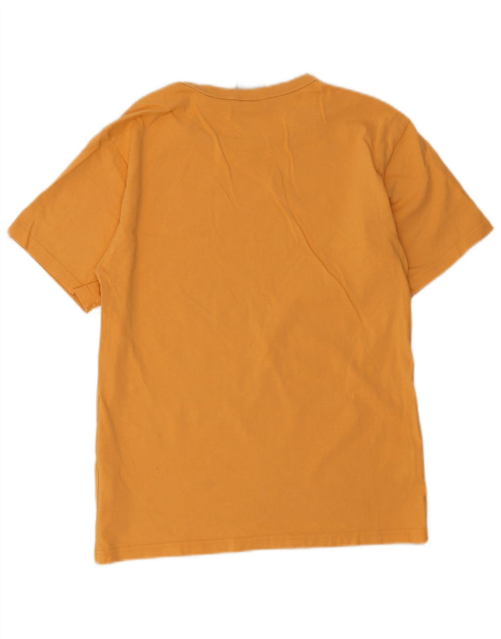 Adidas Mens Camiseta Top Pequeno Laranja