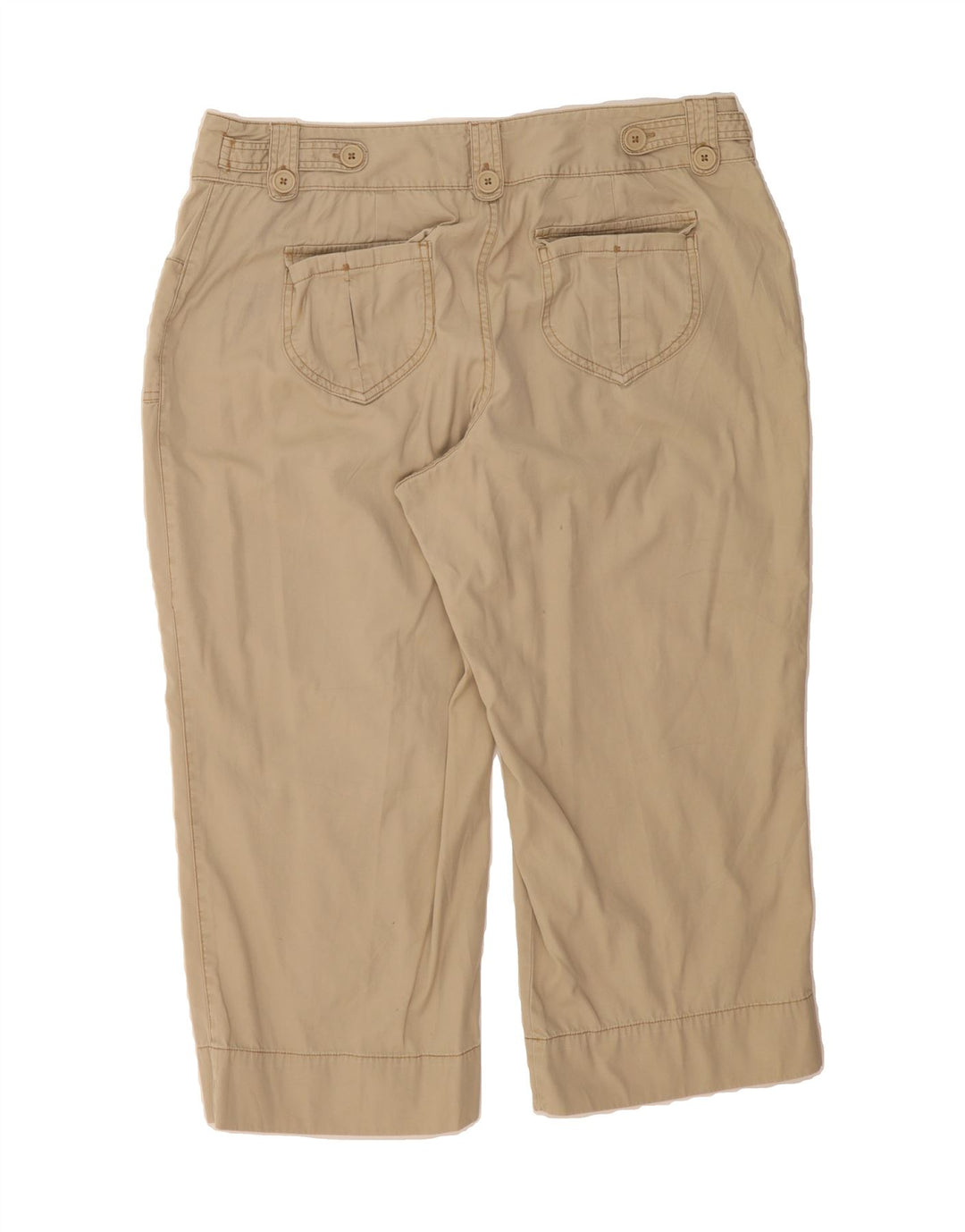 MOSSIMO Womens Straight Capri Trousers US 16 2XL W38 L21 Beige Cotton Vintage Mossimo and Second-Hand Mossimo from Messina Hembry 