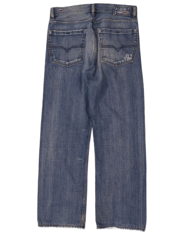 Diesel Mens KURATT Straight Jeans W30 L32 Azul Algodão
