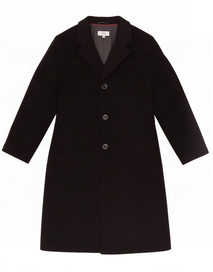 Sobretudo feminino Marks & Spencer UK 18 XL lã preta