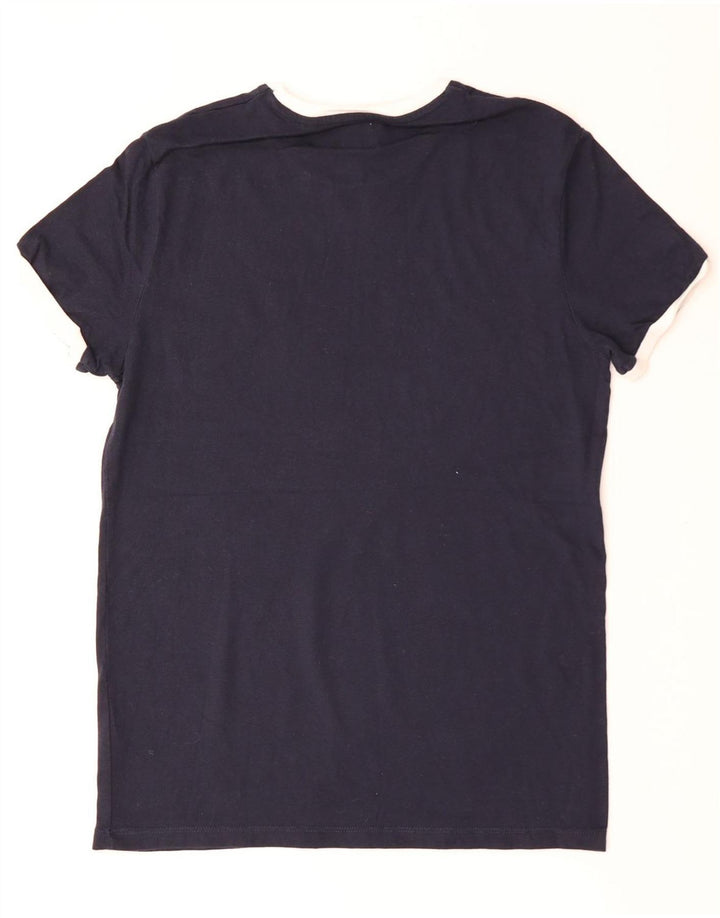 Camiseta masculina JACK WILLS de algodão azul marinho médio