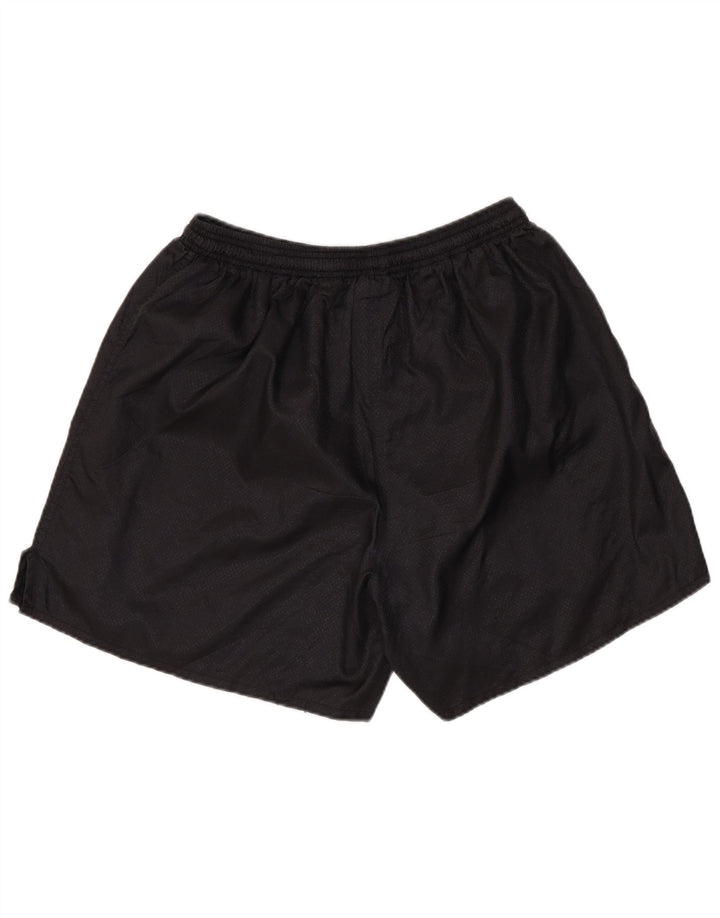 Shorts esportivos femininos UMBRO UK 12 médio preto argyle/diamante nylon