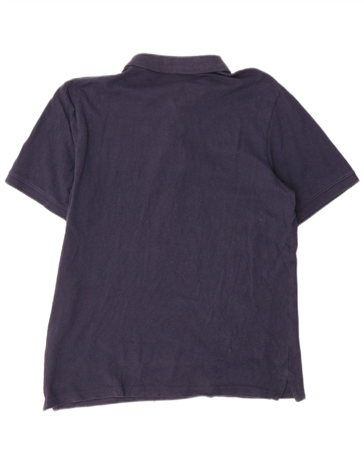Camisa polo masculina Jack & Jones médio algodão azul marinho
