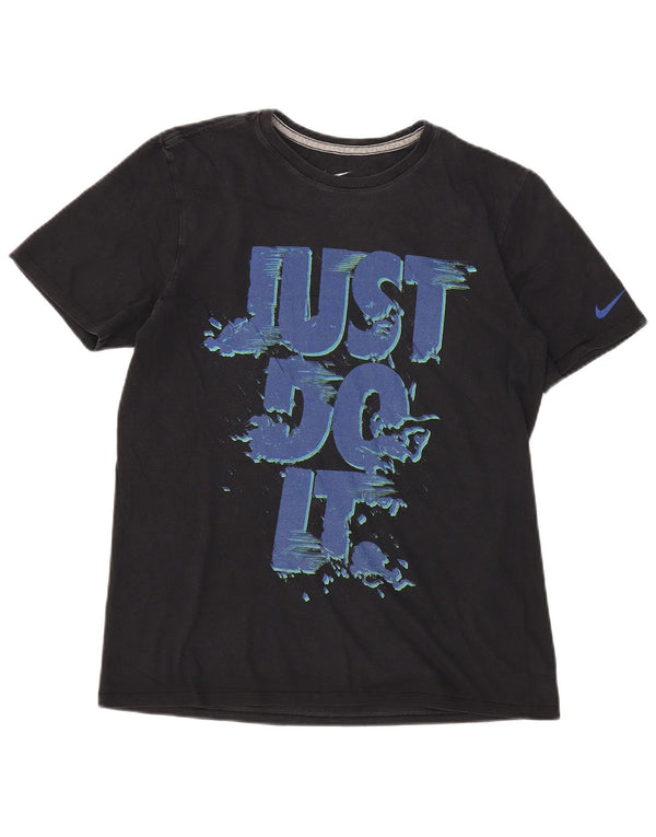 Camiseta Nike Masculina Athletic Cut Graphic Top Médio Algodão Preto