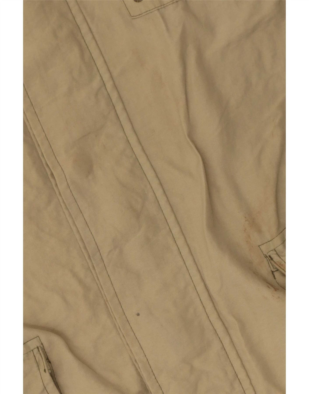 Jaqueta utilitária masculina com capuz Gap UK 38 poliéster bege médio