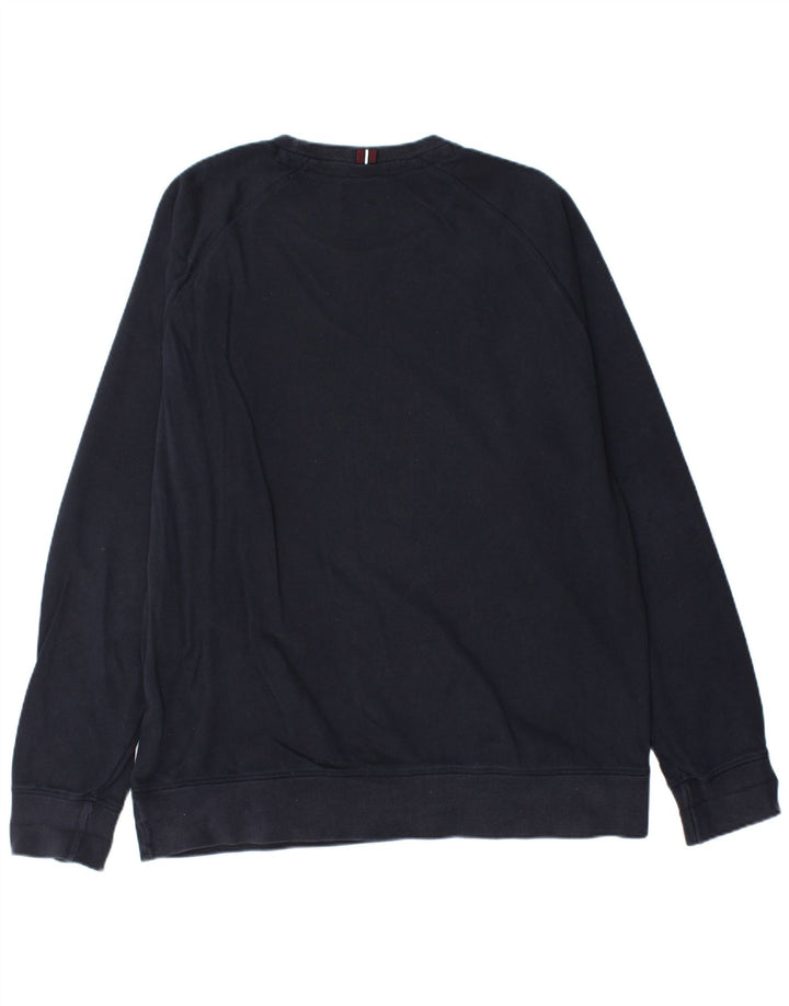 Fred Perry moletom masculino jumper 2XL algodão azul marinho
