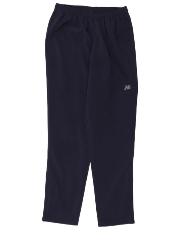 New Balance Mens Tracksuit Trousers Medium Navy Blue Polyester
