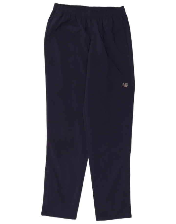 New Balance Mens Tracksuit Trousers Medium Navy Blue Polyester
