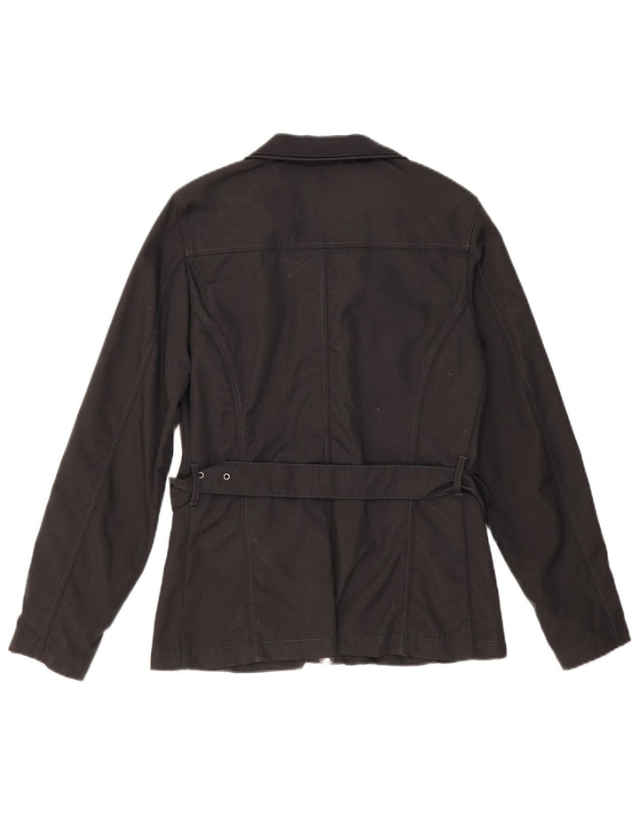 Jaqueta utilitária feminina Woolrich Reino Unido 16 grande nylon preto