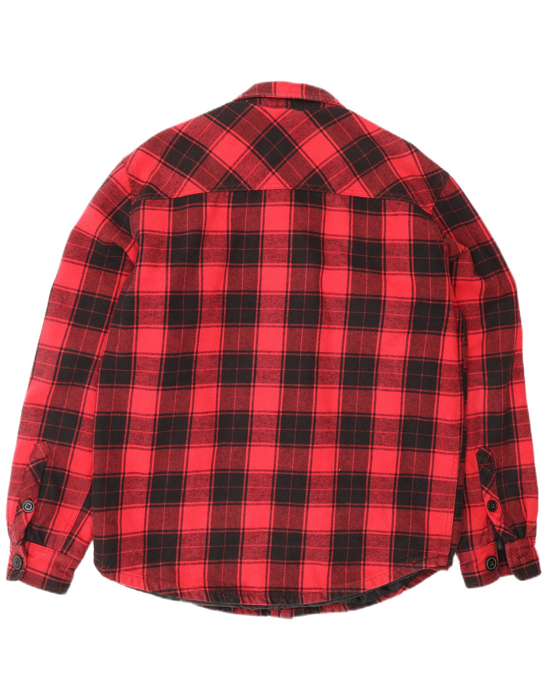 Camisa masculina de flanela H&M Lumberjack grande algodão xadrez rosa