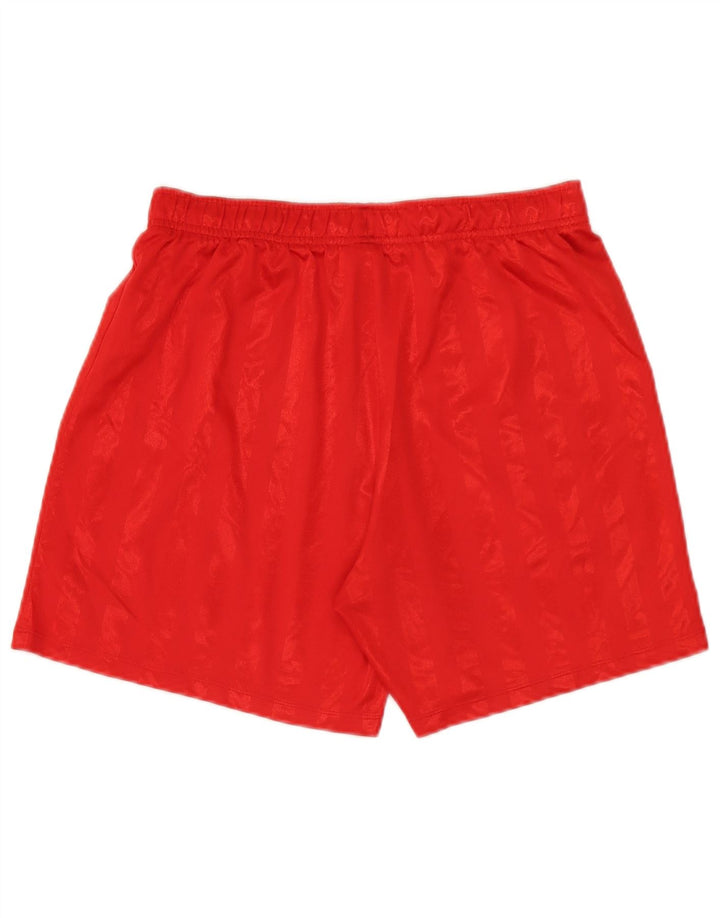 Shorts esportivos masculinos Nike Dri Fit poliéster listrado vermelho médio