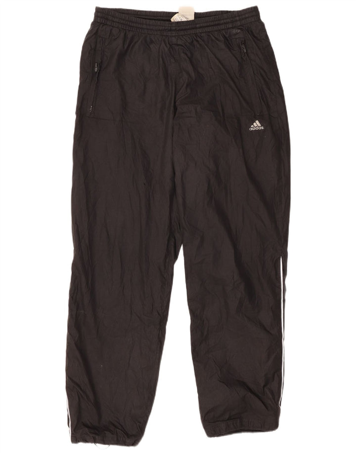 ADIDAS Mens Calças de treino Joggers Médio Preto Poliéster