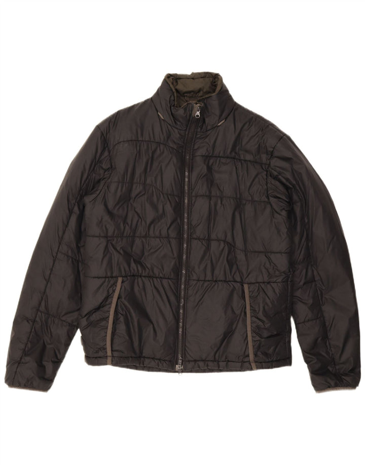 Jaqueta acolchoada masculina Columbia UK 40 grande nylon preto