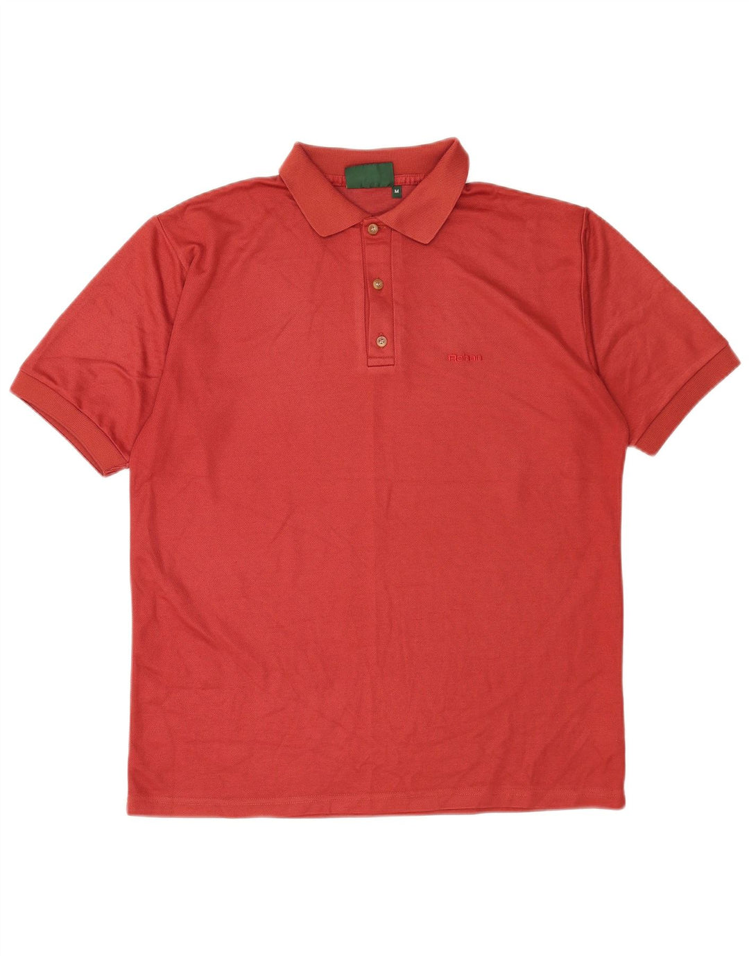 Camisa polo masculina Rohan poliéster vermelho médio