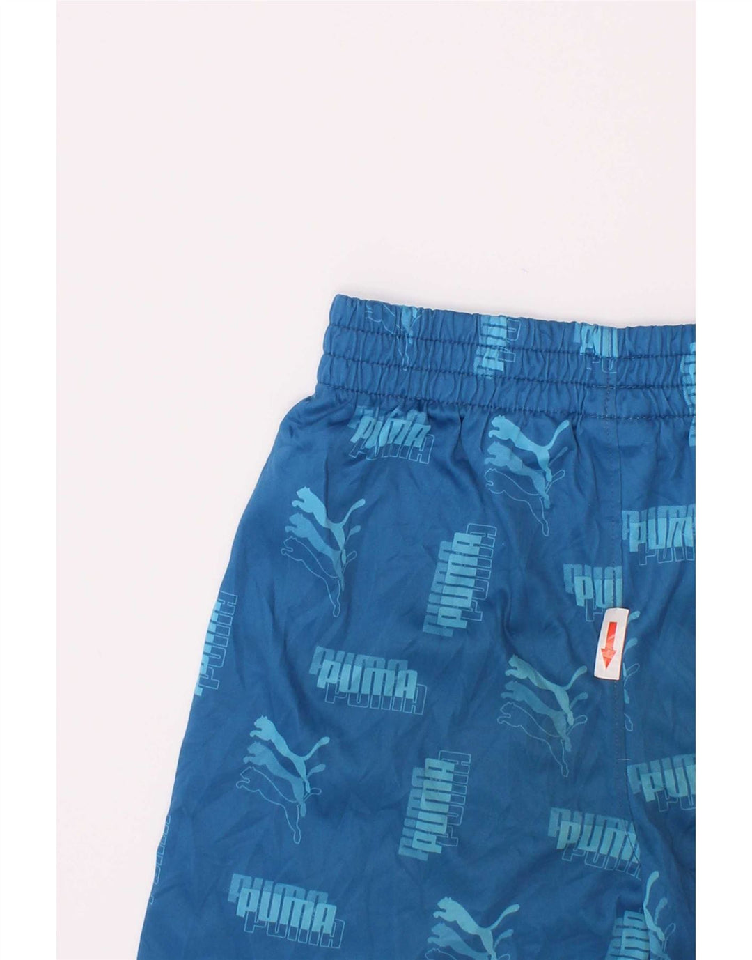 Shorts esportivos gráficos Puma Boys 6-7 anos azul poliéster
