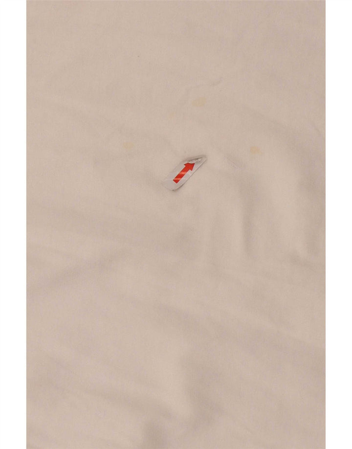 Ellesse blusa feminina gráfica manga comprida Reino Unido 10 algodão branco pequeno
