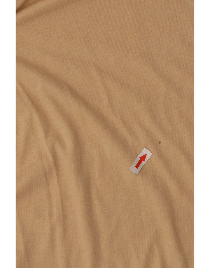 Camiseta feminina Zara UK 16 grande bege