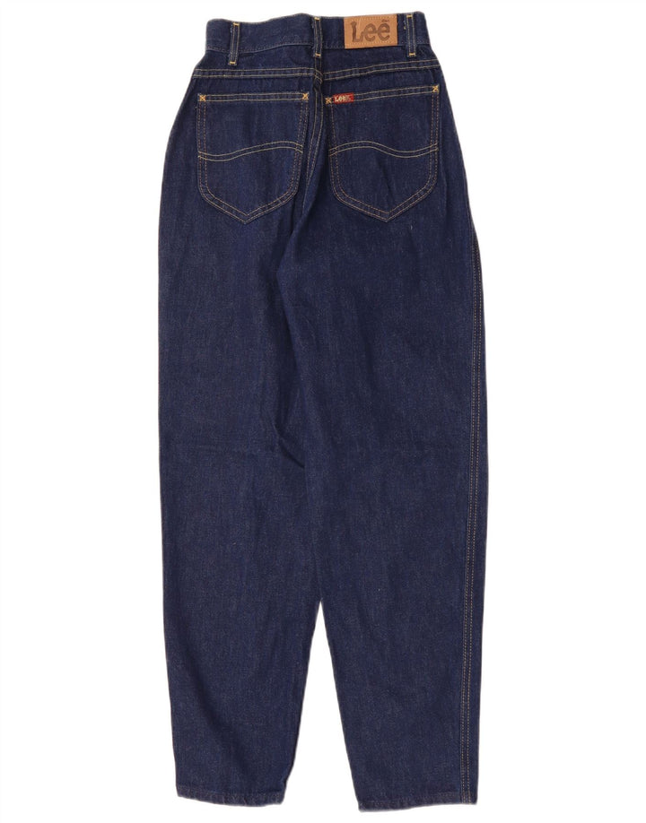 Calça jeans feminina de cintura alta LEE W22 L27 azul marinho