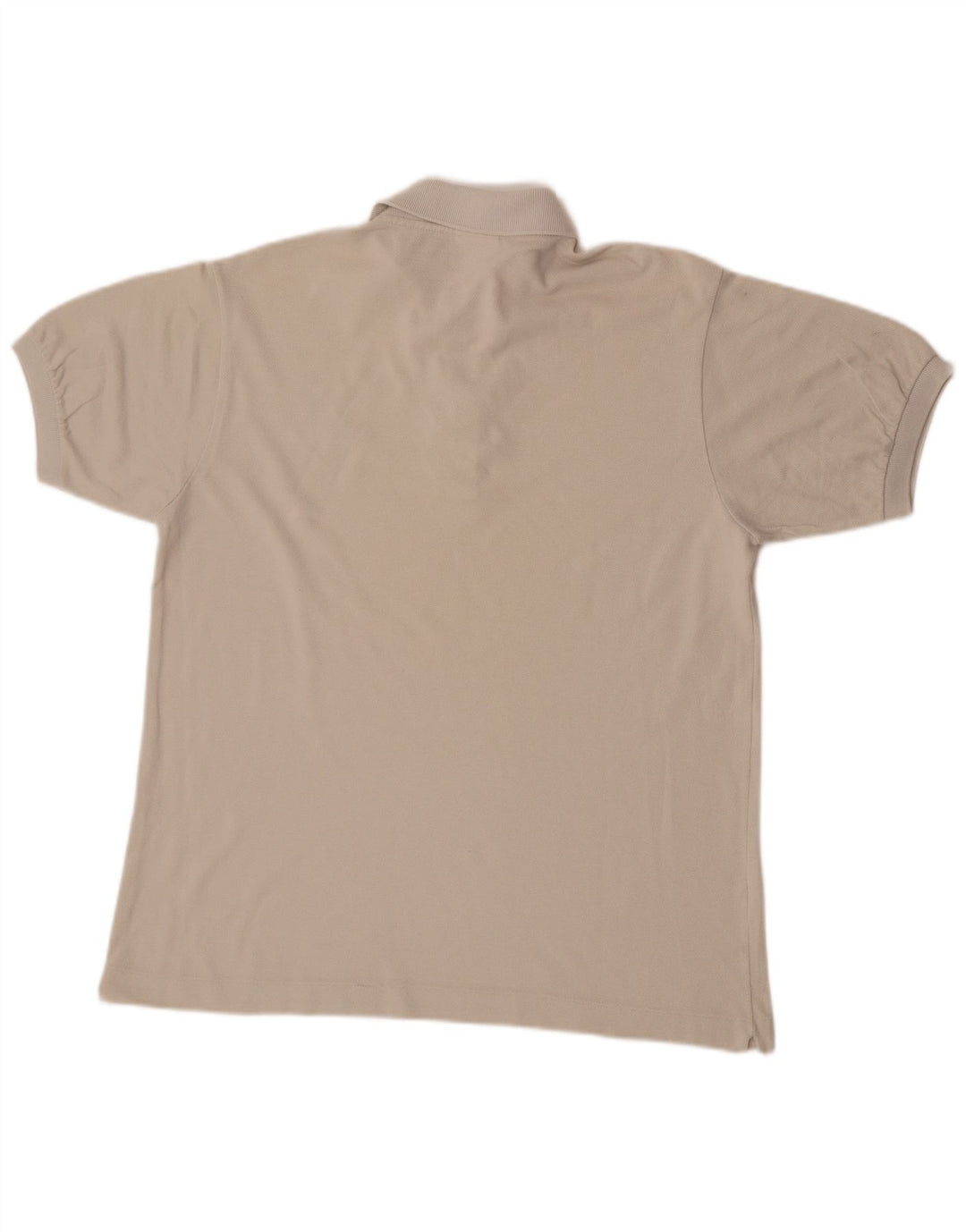 Camisa polo masculina Lacoste tamanho 4 médio algodão branco