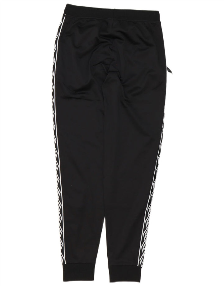 Umbro Mens Graphic Tracksuit Calça Joggers Pequeno Poliéster Preto