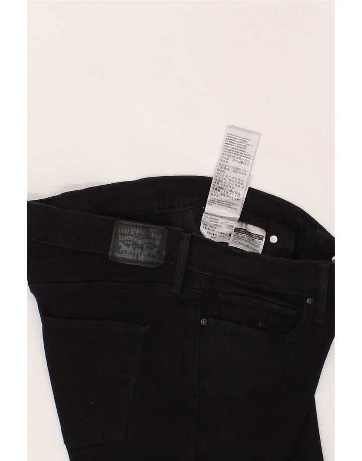 LEVI'S Womens Slimming Skinny Jeans W32 L30 Black Cotton Vintage Levi's and Second-Hand Levi's from Messina Hembry 