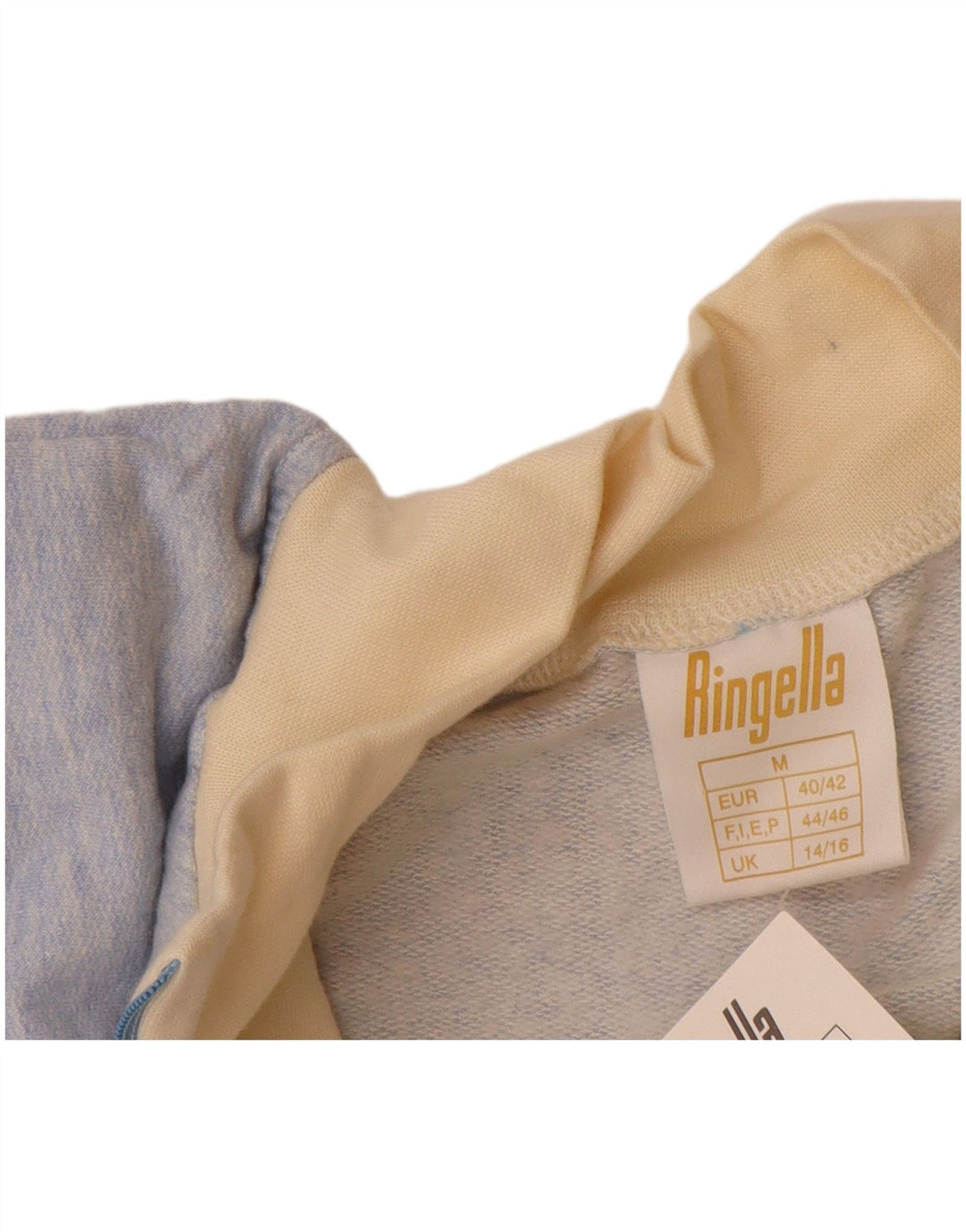 VINTAGE Womens Oversized Sweatshirt Jumper UK 14/16 Medium Blue