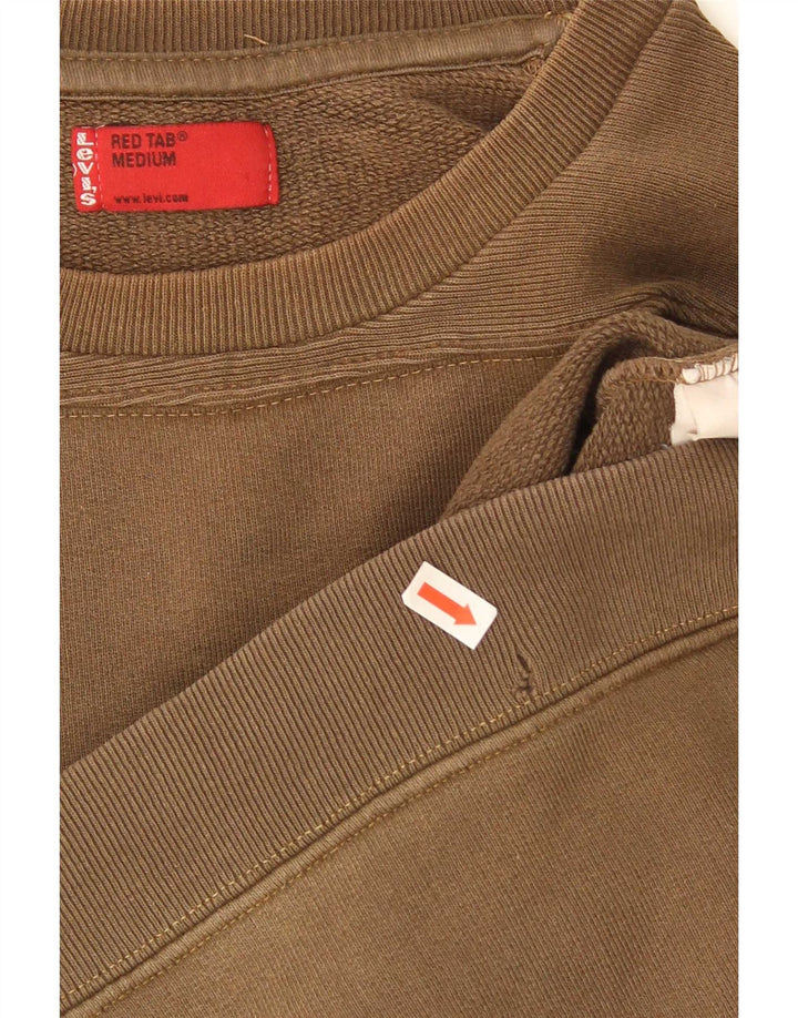 Moletom masculino Levi's Graphic Regular Fit moletom médio marrom algodão