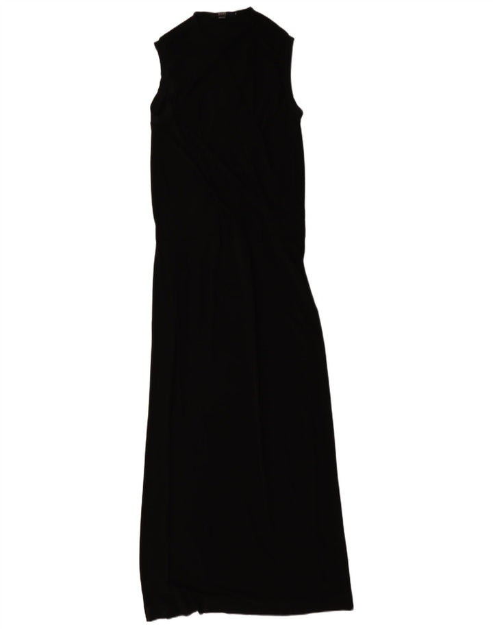 Seventy vestido maxi feminino sem mangas IT 46 grande viscose preta