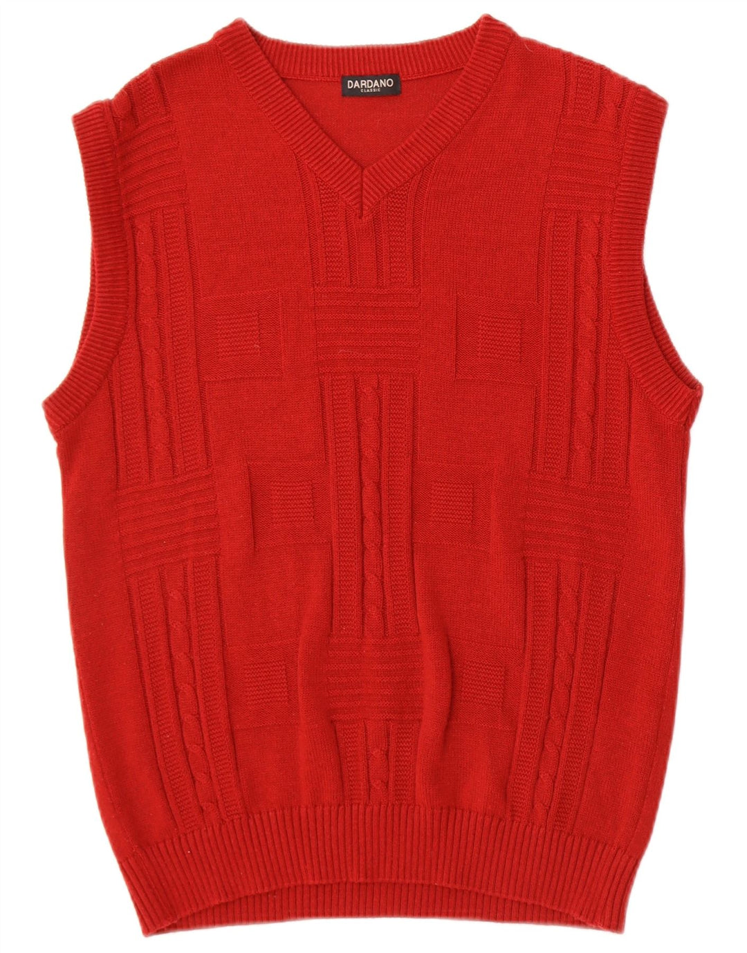 Camiseta regata masculina Dardano IT 50 algodão vermelho médio