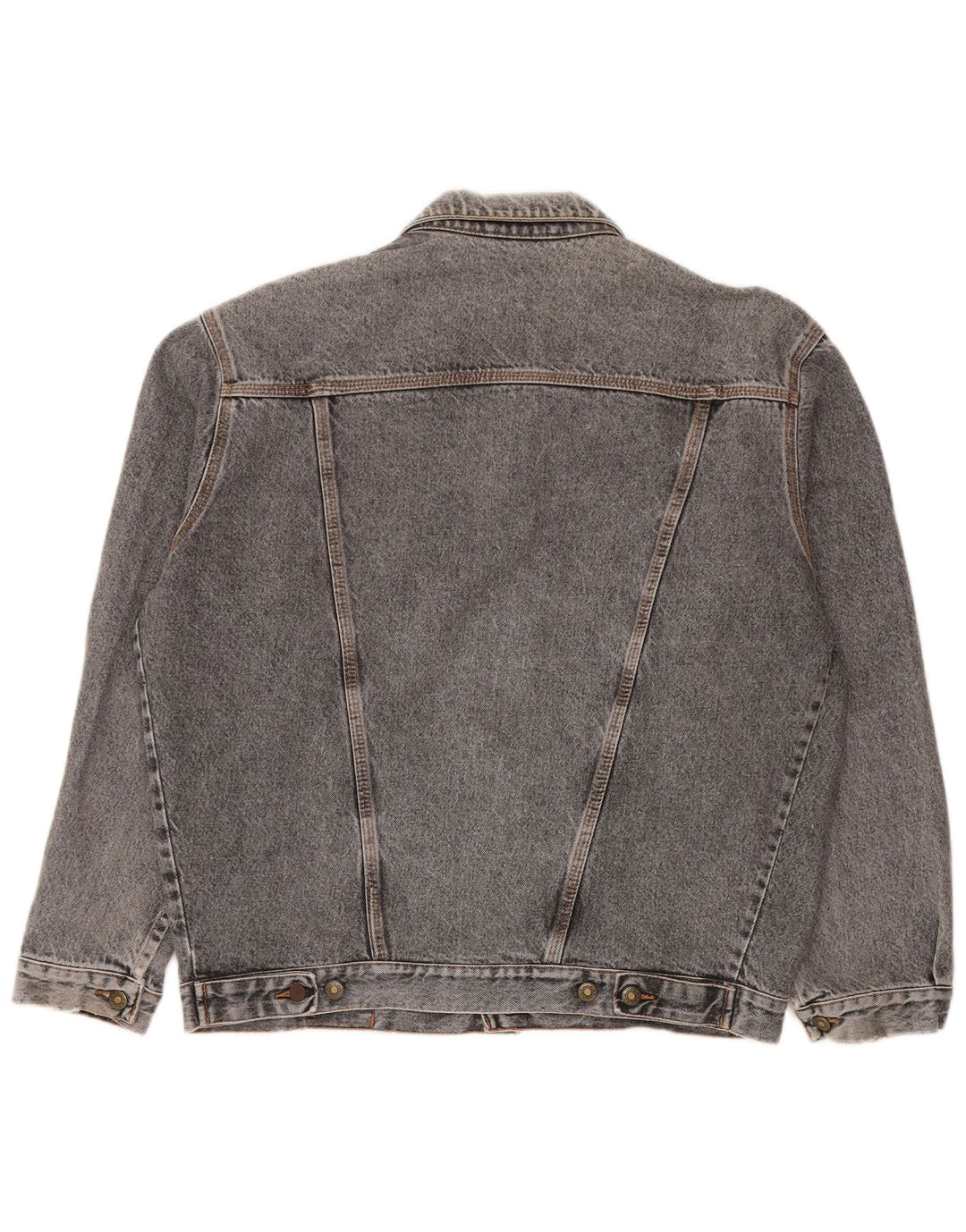 Jaqueta jeans masculina vintage UK 42 XL cinza