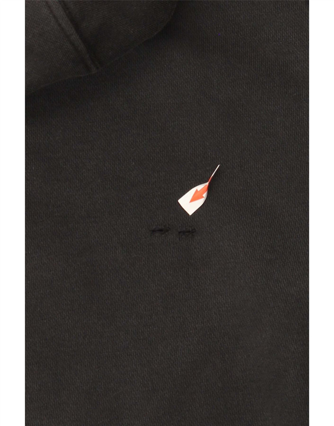 Jumper com capuz gráfico masculino Nike pequeno algodão preto