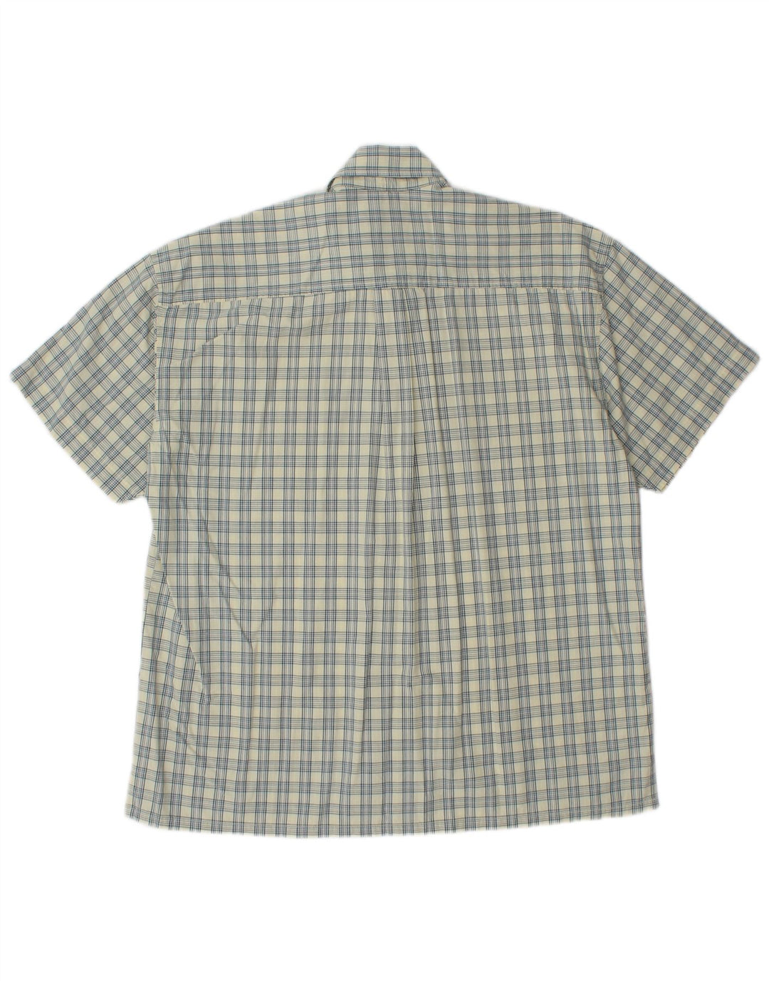 Camisa masculina de manga curta Dockers xadrez amarelo médio