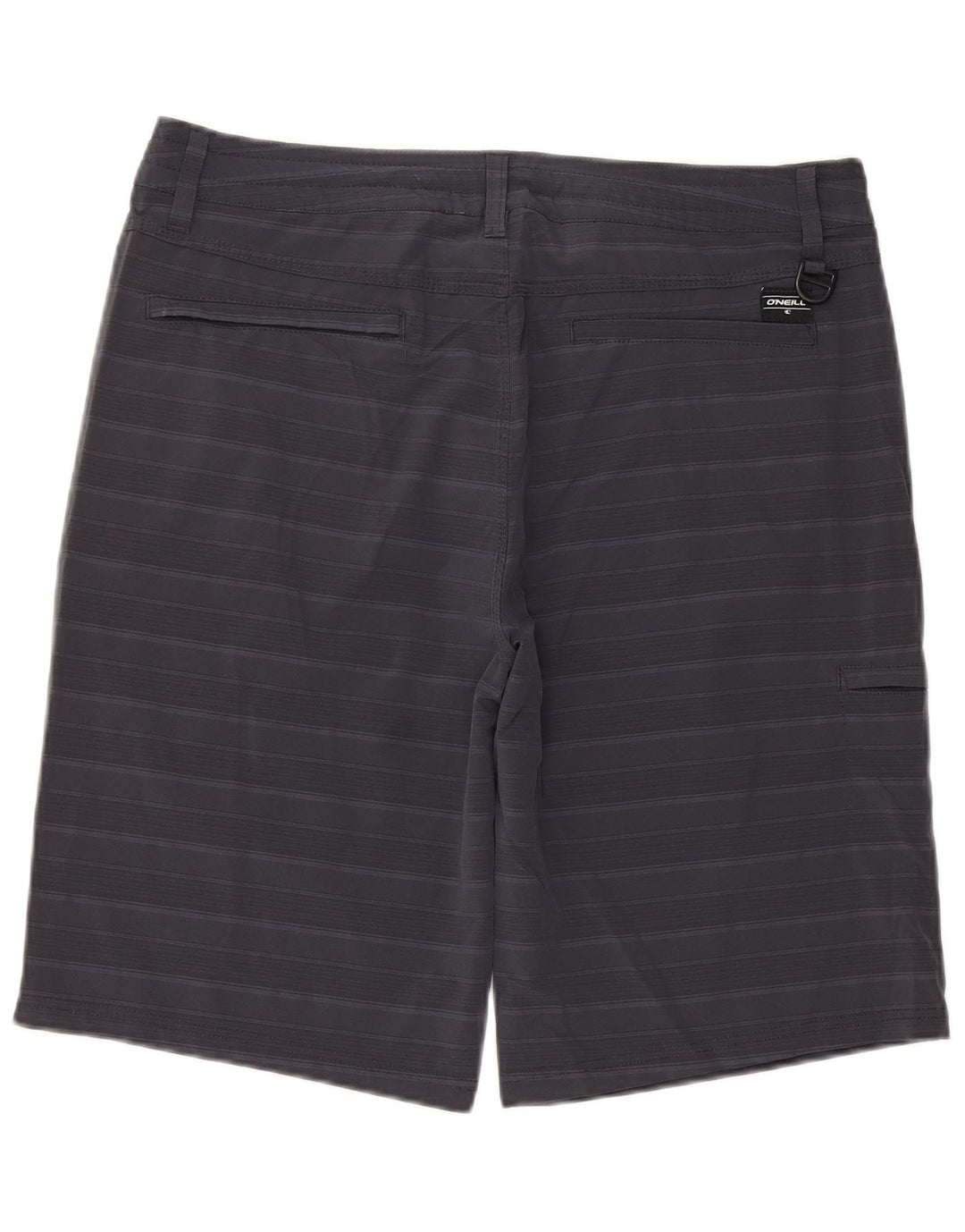 Shorts cargo masculino O'NEILL W34 grande poliéster listrado azul marinho