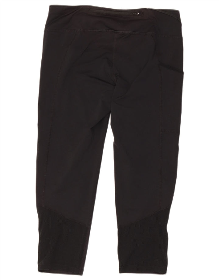 Leggings Nike Capri Femininas UK 14 Médias Pretas