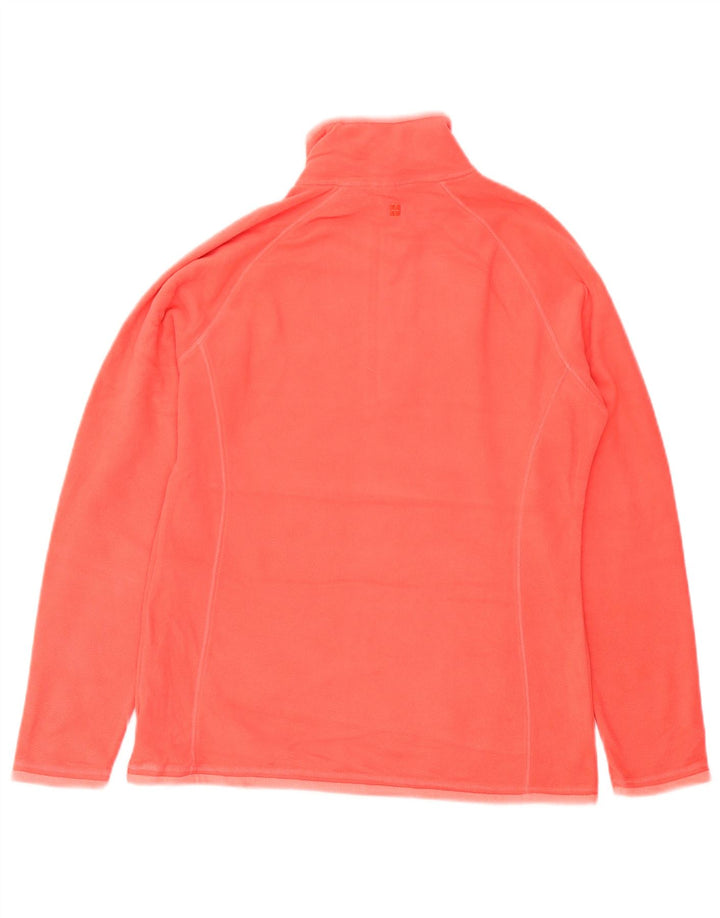 Suéter de lã feminino Mountain Warehouse com zíper e gola UK 12 médio laranja