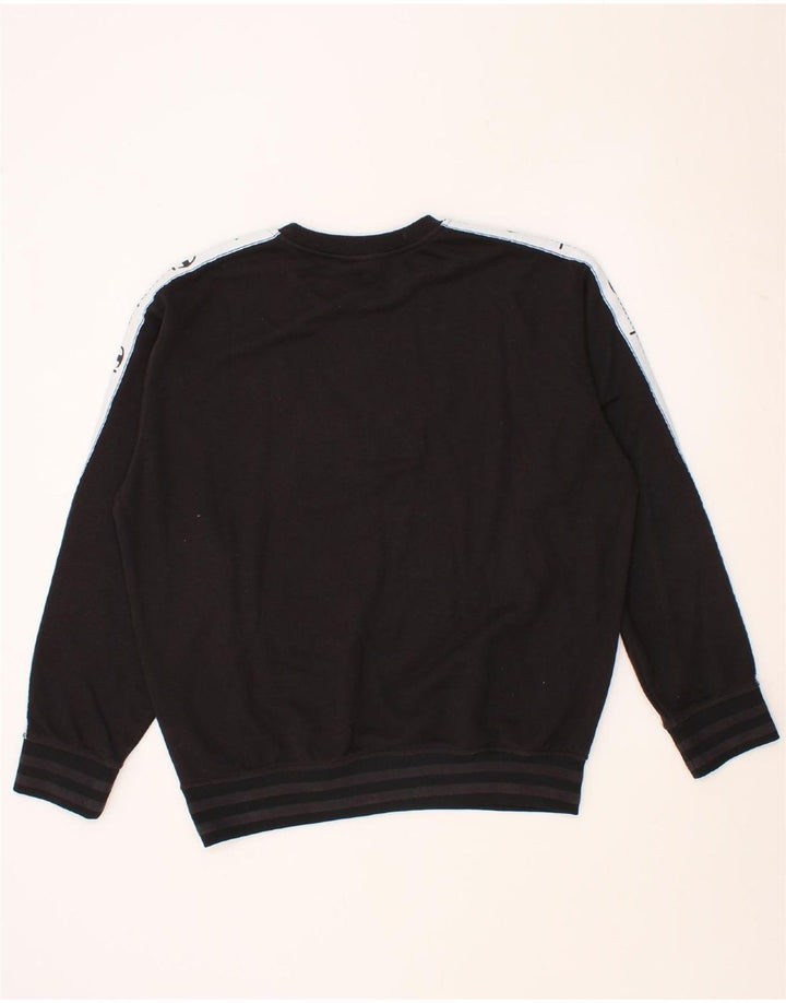CHAMPION Mens Graphic Sweatshirt Jumper Medium Black Colourblock Cotton Vintage Champion and Second-Hand Champion from Messina Hembry 