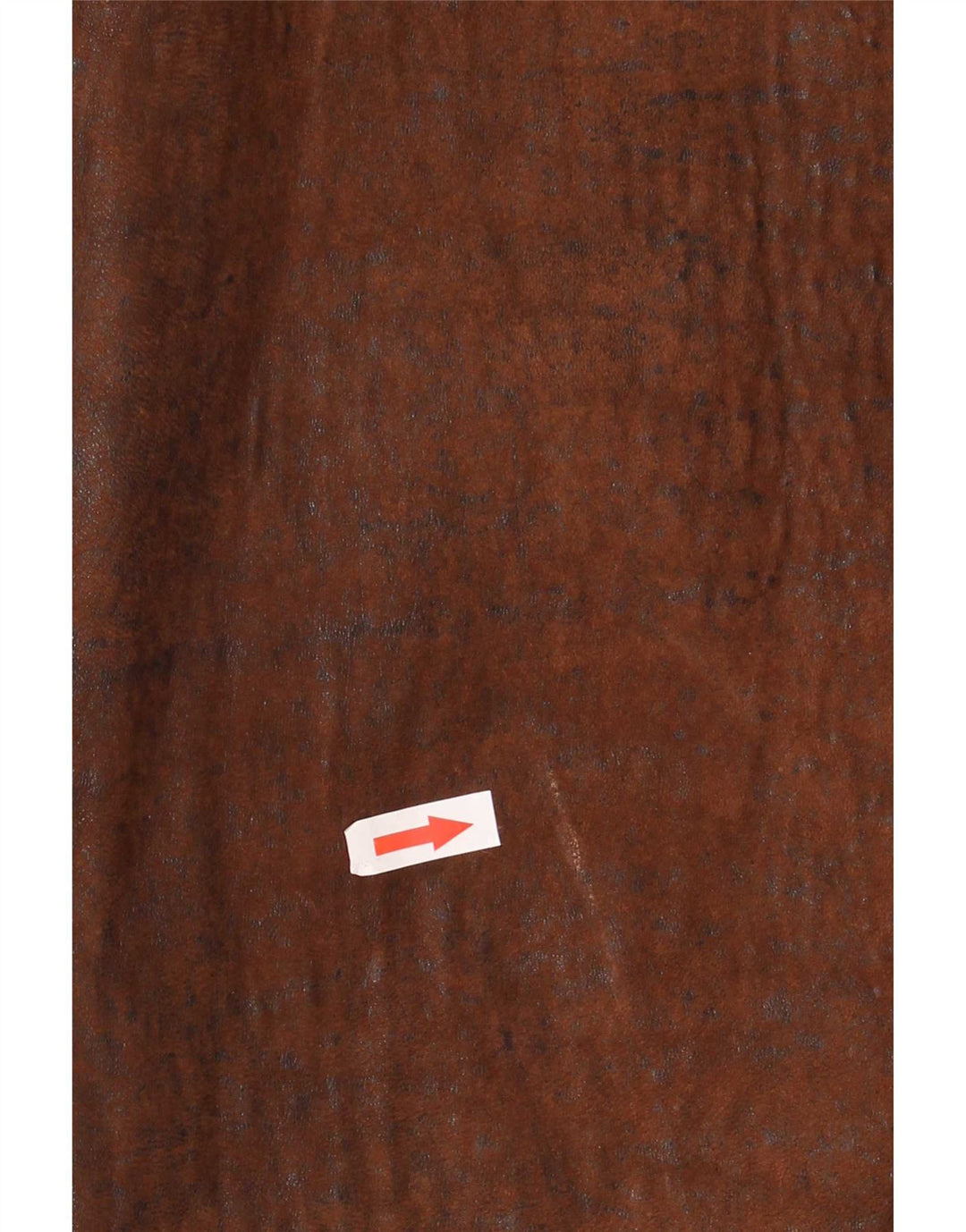 Casaco de couro masculino vintage UK 40 grande marrom