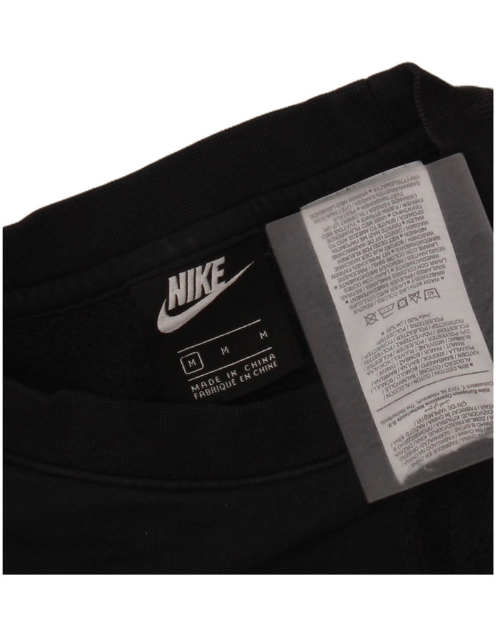 Nike masculino moletom jumper médio algodão preto
