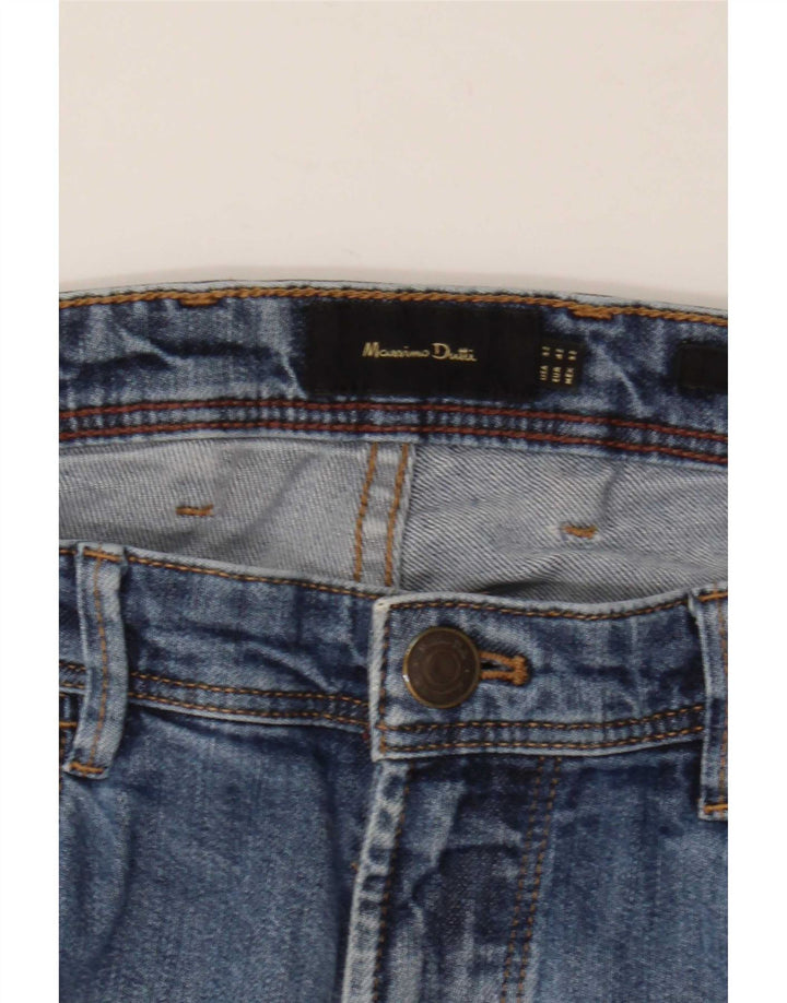 Jeans Slim Masculino Massimo Dutti EU 42 Grande W32 L31 Azul